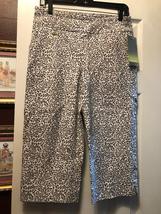 NWT Ladies SWING CONTROL GRAY LEOPARD 19 Inch GOLF CAPRIS 6 8 14 Pullon Stretch image 2