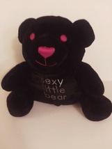 Victoria&#39;s Secret Sexy Little Bear Black Teddy Bear By Gund Approximately 9&quot;  - £23.58 GBP