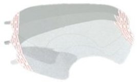 3M 3M 6885 Face Shield Peel Off Over For 6800 (3M OH/ESD) (25 Per Pk) - $89.00