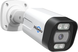 Hiseeu [Human Vehicle Detect] 5Mp Poe Camera, Ip Camera Outdoor,, Work W... - £61.32 GBP