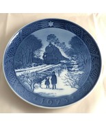 Royal Copenhagen 1973 Christmas Plate Going Home For Christmas - $34.16 CAD