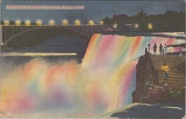 ZAYIX Postcard American Falls Goat Island Bridal Veil Niagara Falls 0830... - £7.94 GBP