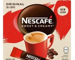 NESCAFE Sweet &amp; Creamy Original, Instant Coffee Sachets, 18x19g - $16.82