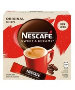 NESCAFE Sweet &amp; Creamy Original, Instant Coffee Sachets, 18x19g - £13.13 GBP