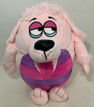 Jay At Play Pink Poodle Puppy Dog Plush KooKoo Kennel Mushable squeak sound - $9.89