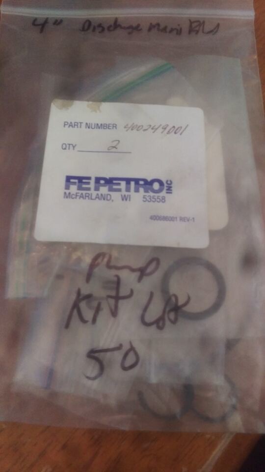 NEW O Ring Gasket Parts LOT for 4&quot; Discharge Manifold Submersible Pump 4... - $37.99