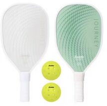Franklin Sports 2 Player Journey Traditional Pickleball Paddle Set in Me... - $4.00