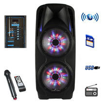 Befree Sound 2x10 Inch Woofer Portable Bluetooth Powered Pa Speaker - £178.10 GBP