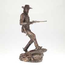 Jim Ponter &quot;The Cavalryman&quot; Bronze Sculpture Issued by Franklin Mint w/ Papers - £389.25 GBP