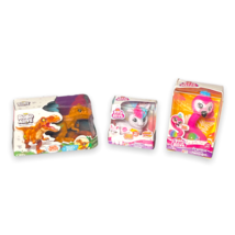 Lot of 3 Mini Brands Toys Pets Alive Flamingo &amp; Llama &amp; Robot Alive T-Re... - £10.11 GBP