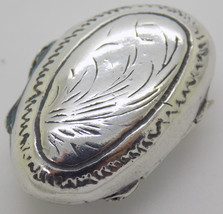 Vintage Italiano Fatto a Mano Argento Sterling 925 &quot; Confetto &quot; Cesellato - £25.91 GBP