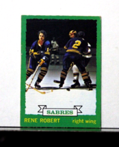 1973-74 O-PEE-CHEE Hockey #139 Rene Robert Buffalo Sabres - £3.84 GBP