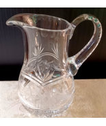 Crystal Clear Industries ASHLEY Pitcher 8 1/4&quot; Roses Swags - $887.39 MXN