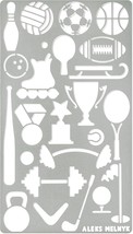 Aleks Melnyk No.13 Metal Journal Stencil Sport Stainless Steel Stencil 1... - $252.67 MXN