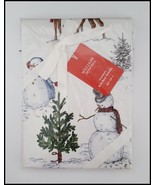 NEW Williams Sonoma Set of 2 Snowman Towels 30&quot; x 20&quot; - £27.93 GBP