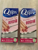 Q-Tips Cotton Swabs Precision Tip 170 Count Each Beauty Tool - £21.54 GBP