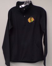 NHL Hockey Chicago Blackhawks LST850 Ladies Stretch 1/2 Zip Pullover XS-4XL New - £24.21 GBP+