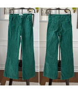Princess Polly Nadia Fine Wale Corduroy Pants Green $66 4 - $24.48