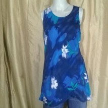Citi dress blue printed top size 12 - £7.99 GBP