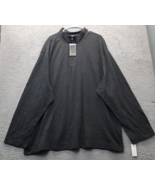 Van Heusen Activewear Shirt Mens 3XLT Multi Cotton Long Sleeve Mock Neck... - $32.40