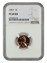 1957 1C NGC PR69RD - £142.47 GBP