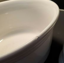 2 WHITE MCNICOL CHINA MIXING BOWLS image 3