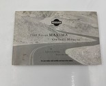 1998 Nissan Maxima Owners Manual Handbook OEM G04B40019 - $14.84
