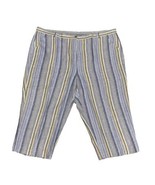 JM COLLECTION Capri Pants Woman  44/20 Blue Striped ? Linen Lightweight ... - $409.14 MXN JM COLLECTION Capri Pants Woman  44/20 Blue Striped ? Linen Lightweight ... - $409.14 MXN