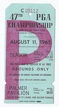 1965 PGA Championship Full Unused Ticket 3rd Practice Round August 11th Rare HTF - £231.63 GBP