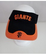 Vintage MLB San Francisco Giants Embroidered Black &amp; Orange Adjustable V... - $19.79