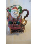 Santa &amp; Friends Colorful Ceramic Pitcher from CKRO - £23.06 GBP