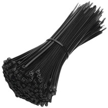 1000 Pcs Plastic Nylon Cable Ties Detachable Straps Fastening Loop Reusa... - $15.09