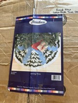 New Vintage Herrschners® evening Pines #552135  Tree Skirt Latch Hook Kit - £72.06 GBP