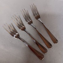 Reed &amp; Barton Olde Lexington Salad Forks 4 Stainless Steel 6.5 in Rebacraft - £15.98 GBP