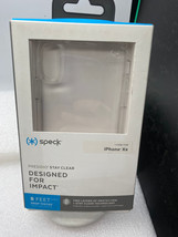 Speck Products Presidio Grip Print Metallic Clear Case For iPhone XR 6.1&quot;  Clear - £6.01 GBP