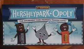 New Hershey Park Opoly Monopoly Game 4th Ed Amusement Park Board Game Op... - £24.69 GBP