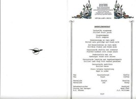 Blue Train Menu South African Transport Catering Department  - £27.18 GBP