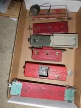 Lot of 6 Vintage O Scale Lionel Freight Cars Bodies and Parts - £21.75 GBP