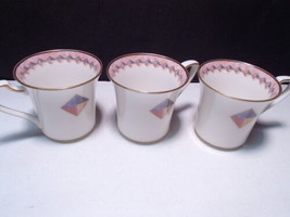 3 Noritake Momentum Coffee / Tea Cups ~~~ nice ones - £7.98 GBP