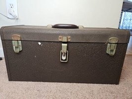 Vintage Kennedy Tool Box, Brown, K-20 Style with Tray - $61.74