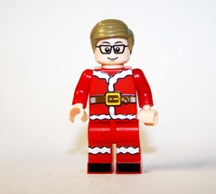 PAPBRIKS Holiday Boy with glasses Santa Claus Christmas Custom Minifigure! - $7.40