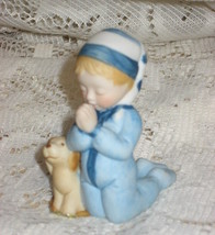 Holly Hobby - &quot;At Day&#39;s End&quot; - Boy with Puppy-Miniature Figurine - 1979 - $8.00