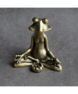 Retro Copperware Incense Socket Zen Frog Ornaments Solid Pure Copper Fro... - €8,49 EUR