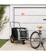  Pet Bike Trailer Black and Grey Oxford fabric, Iron, PVC Medium - $151.99