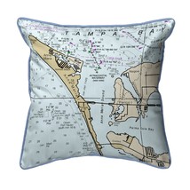 Betsy Drake Anna Maria Island, FL Nautical Map Extra Large Zippered Indoor - £63.30 GBP