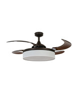 Fanaway Fraser 48-inch Oil Rubbed Bronze and Amber AC Ceiling Fan with L... - $393.40