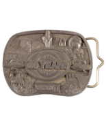 Garst Seed Belt Buckle Heavy Pewter 1990 Sales 60 Years - $12.19