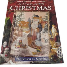 Better Homes &amp; Gardens A Cross-Stitch Christmas Book 1998 1st Edition Ha... - £15.92 GBP