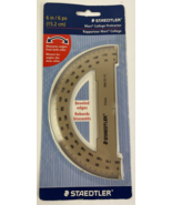 STAEDTLER Mars College 180 Degree Protractor (56852-15BK) 274704 6in 15.2cm - £7.76 GBP