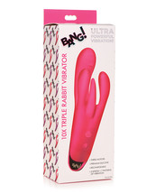 Bang! 10x Triple Rabbit Vibrator - Pink - £74.71 GBP+